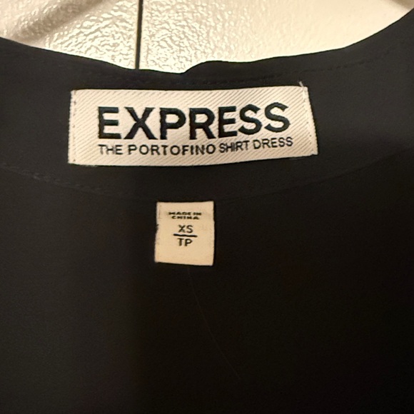 Express Black Long Sleeve Dress - Picture 2 of 6